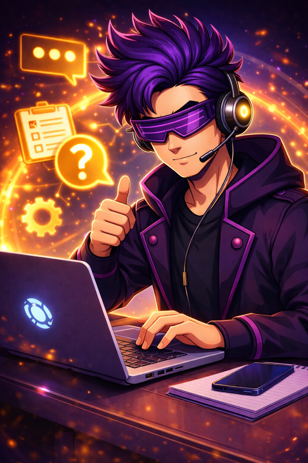 Controle do painel de administração